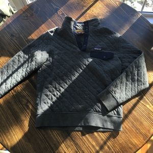 Men's quilted Patagonia pullover size small